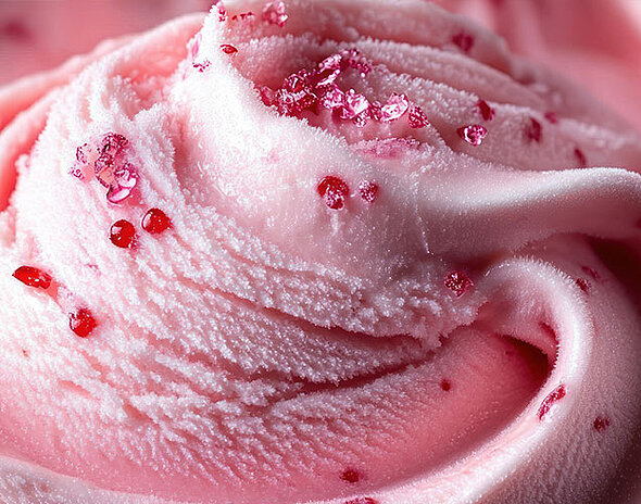 Strawberry ice cream