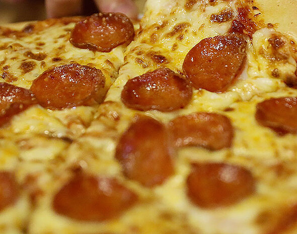 pepperoni and cheese pizza