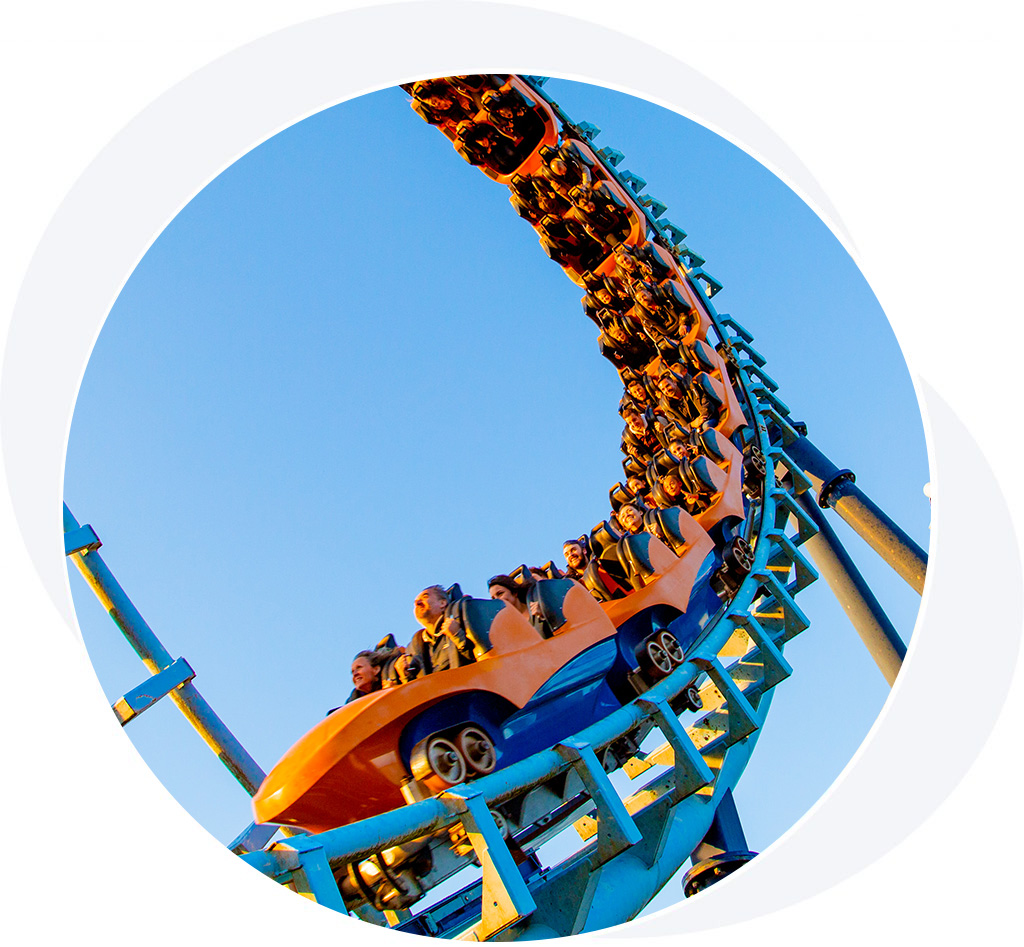 wipeout rollercoaster pleasurewood hills theme park