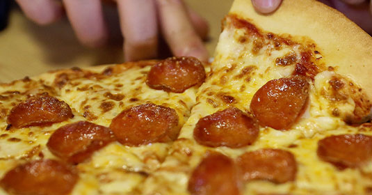 Pepperoni pizza