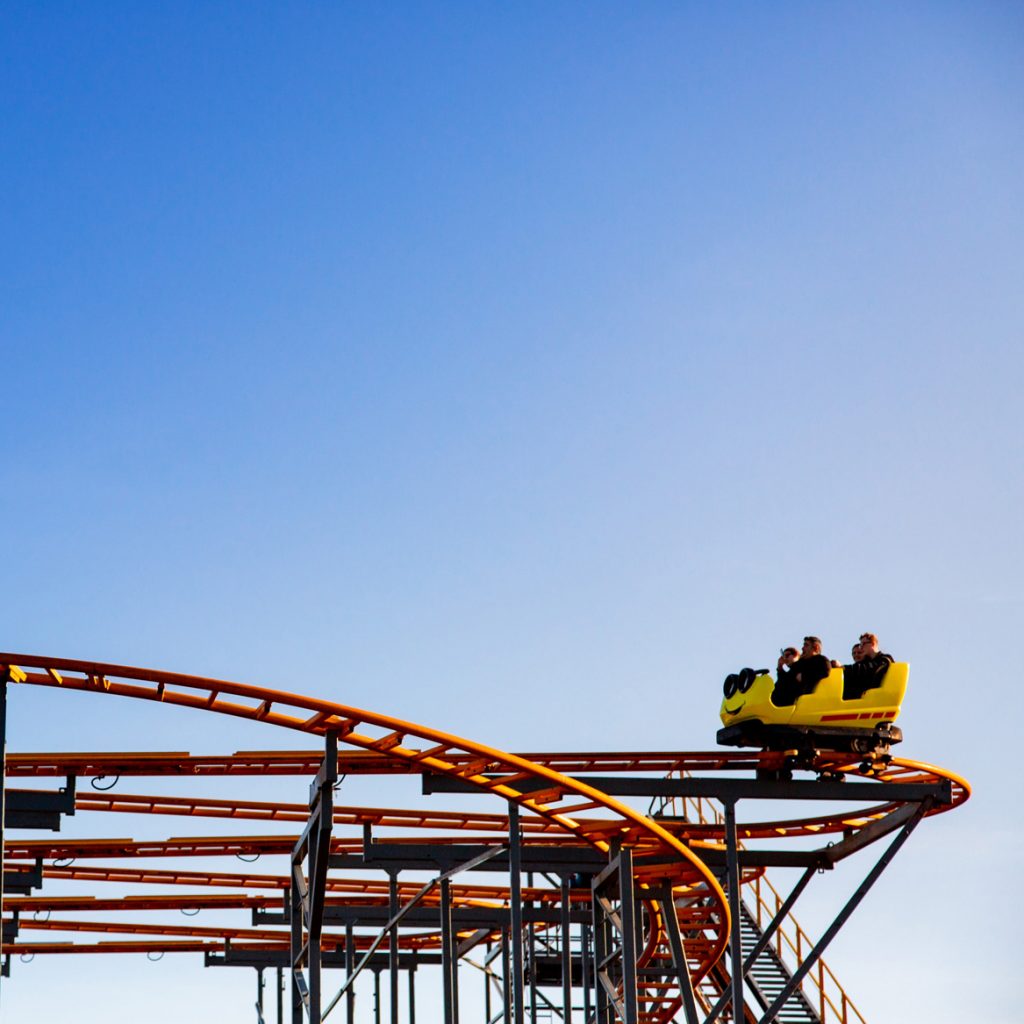 Marble Madness rollercoaster Pleasurewood Hills